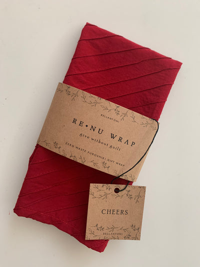 Re•Nu Wrap - Zero Waste Furoshiki Wrap - Single Wrap