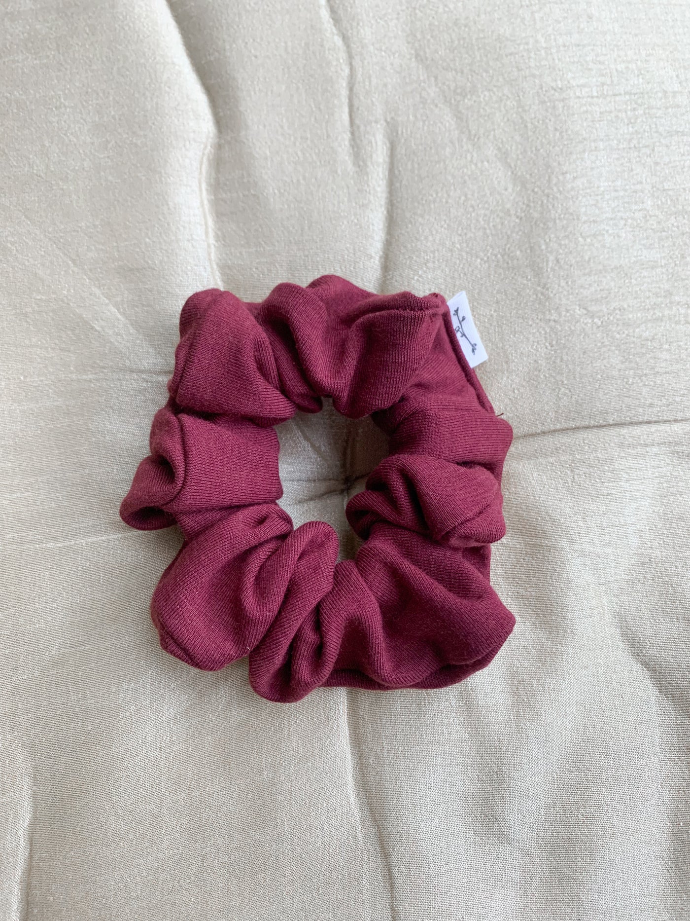 Zero Waste Bamboo Knit Scrunchie – Wine