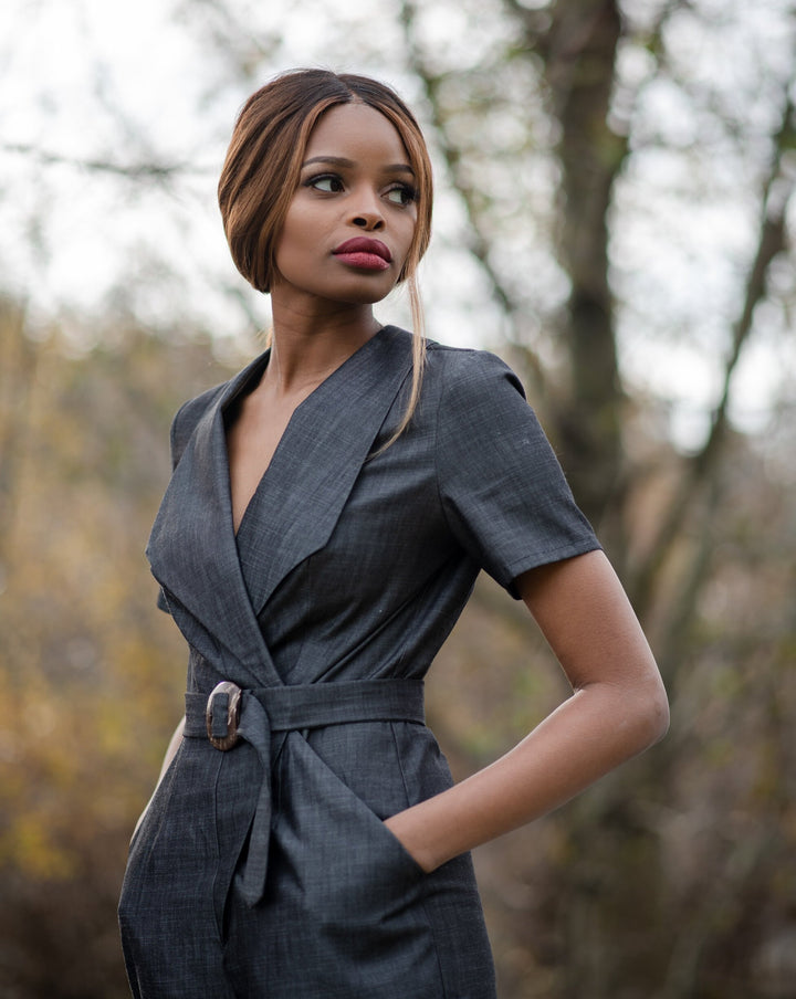 Black pantsuit deals