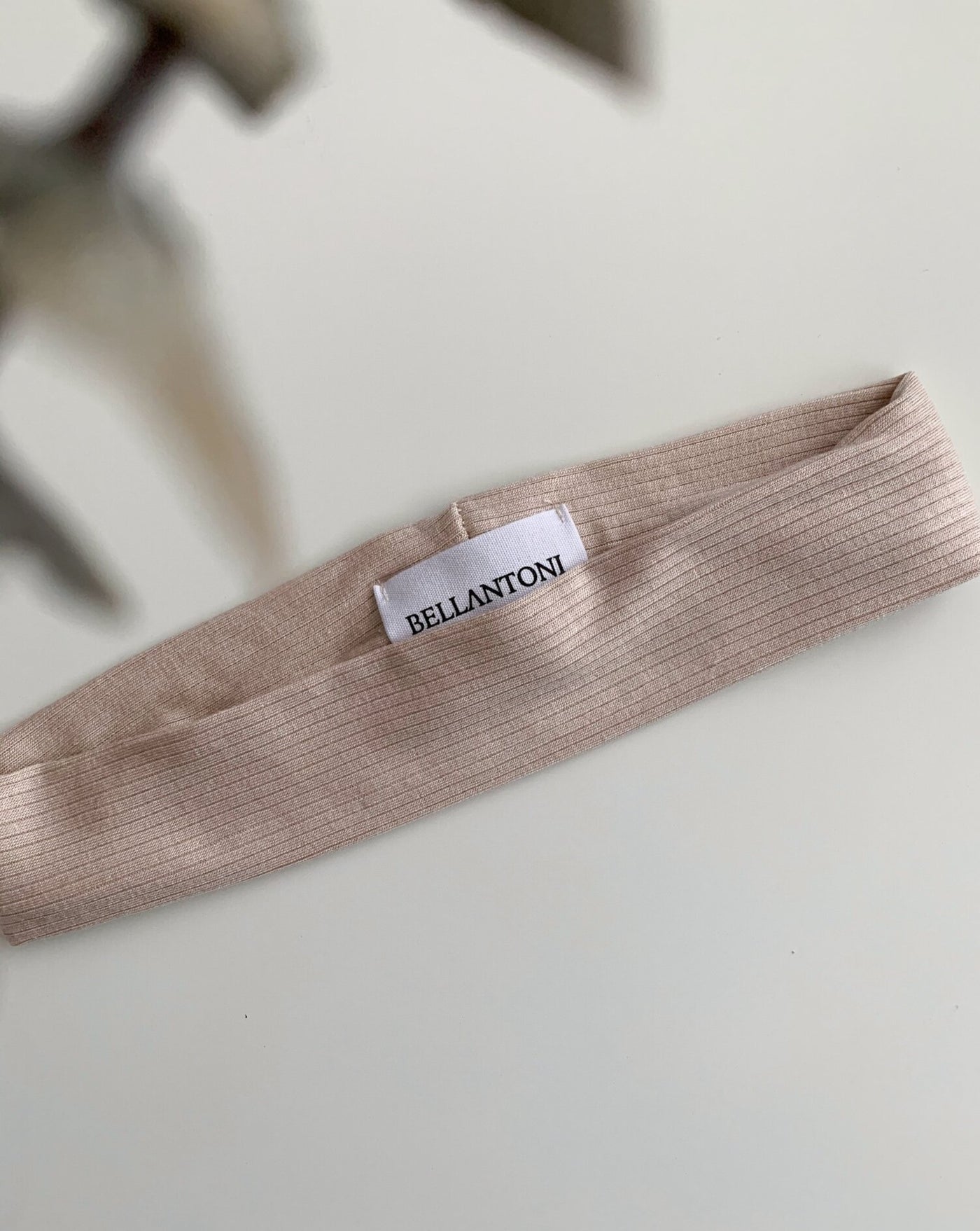 Tencel ribbed stretch knit headbands