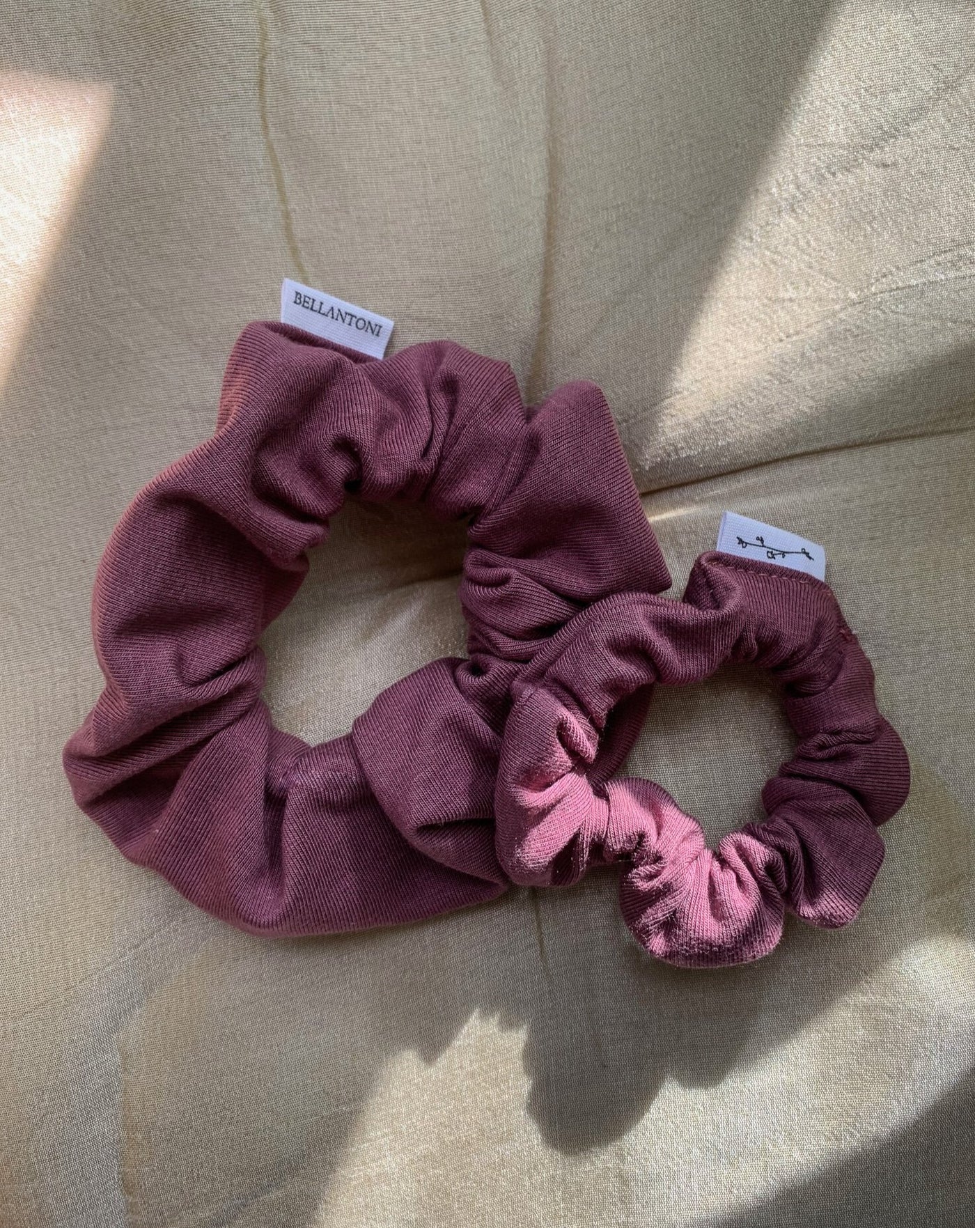 Mommy + Me Zero Waste Bamboo Knit Scrunchie Sets