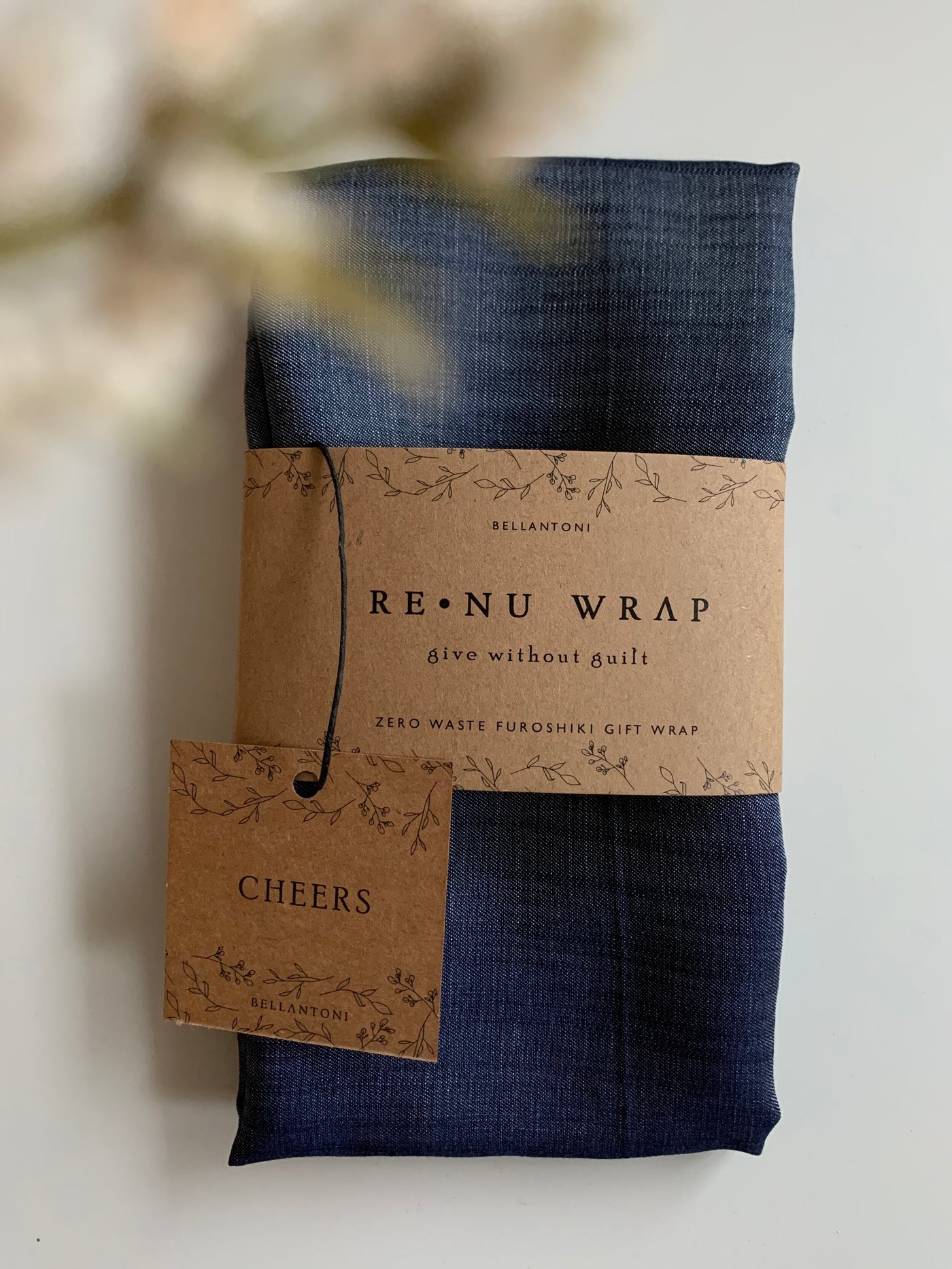 Re•Nu Wrap - Zero Waste Furoshiki Wrap - Single Wrap