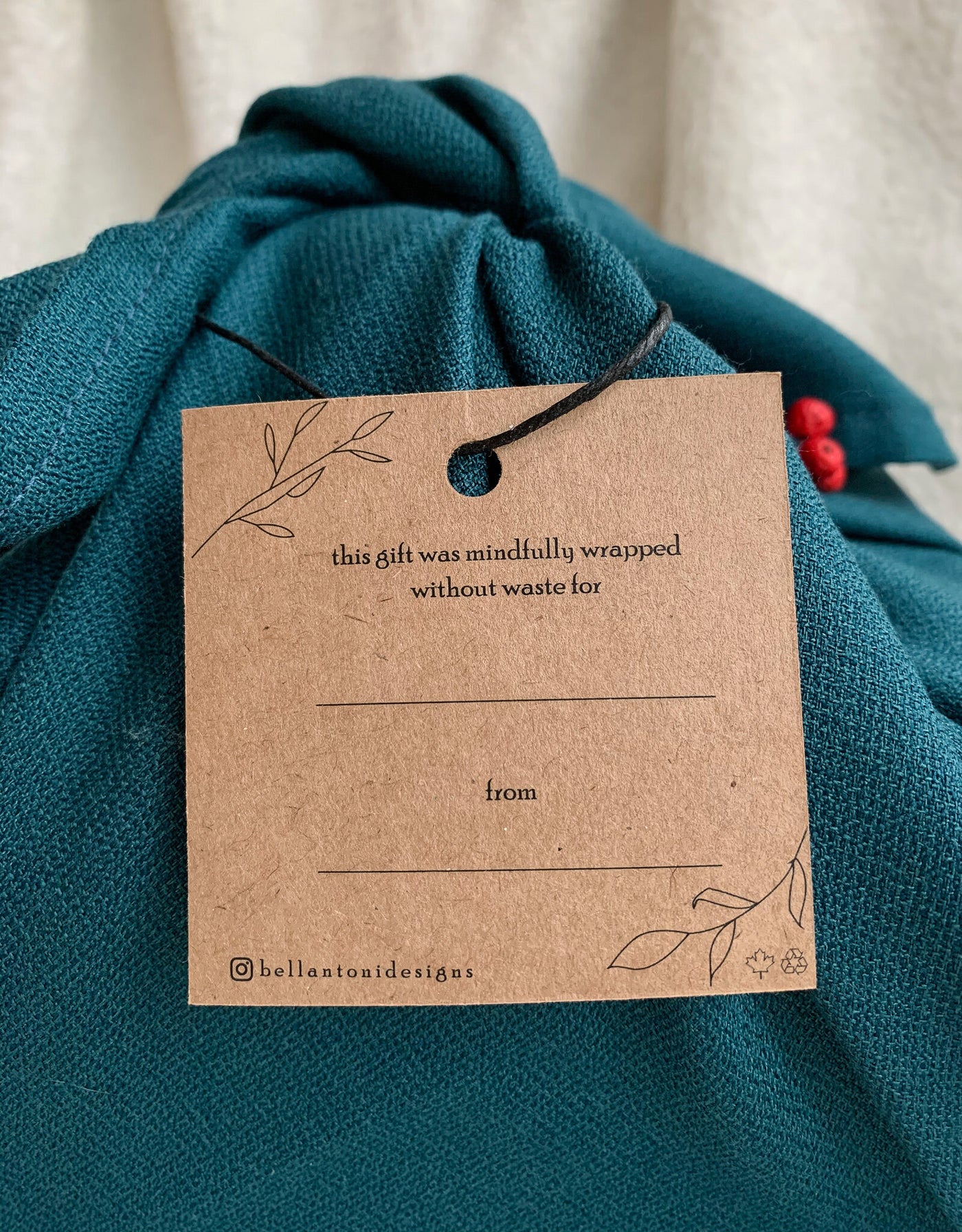 Re•Nu Wrap - Zero Waste Furoshiki Wrap - Single Wrap