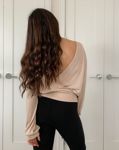 Tencel ™ Ribbed Reversible Top - Eggnog