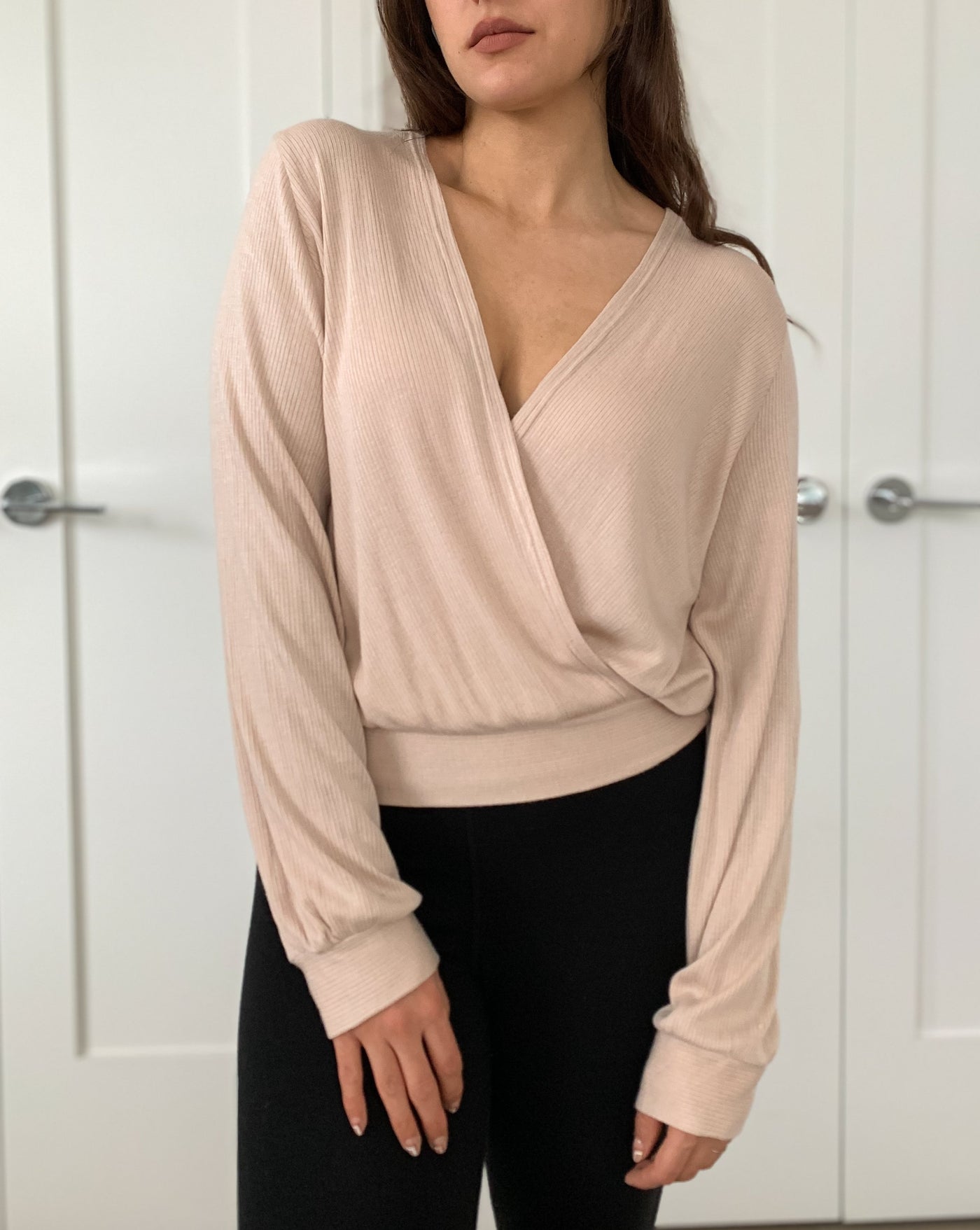 Tencel ™ Ribbed Reversible Top - Eggnog