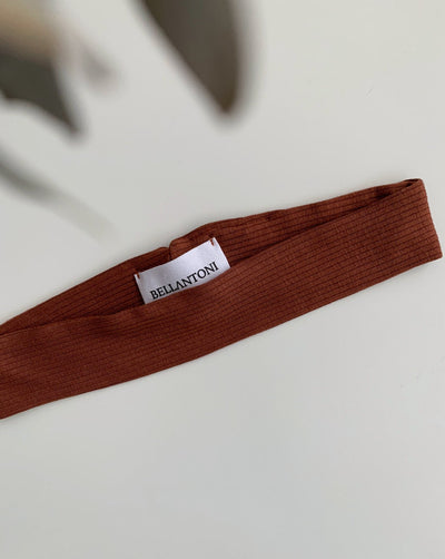 Tencel ribbed stretch knit headbands